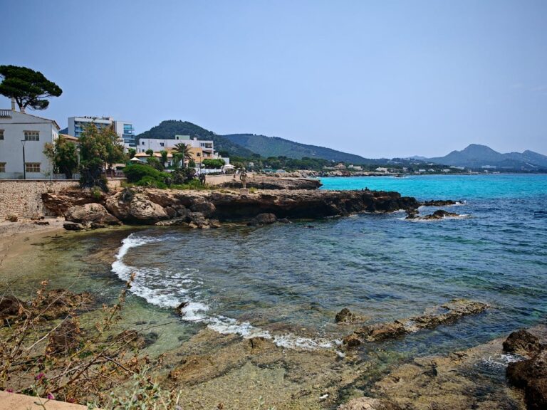 Beach depicting perfect blue waters in Ibiza