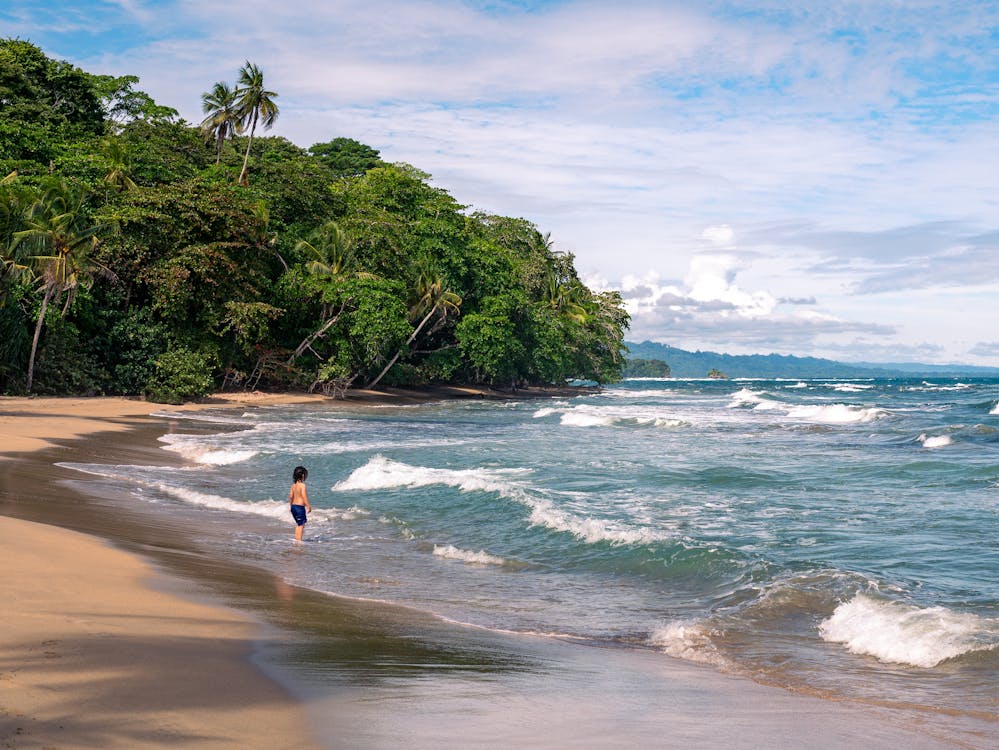 Photo of a tropical beach in Costa Rica