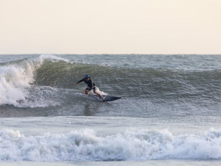 Surfer, Surfing on a wave