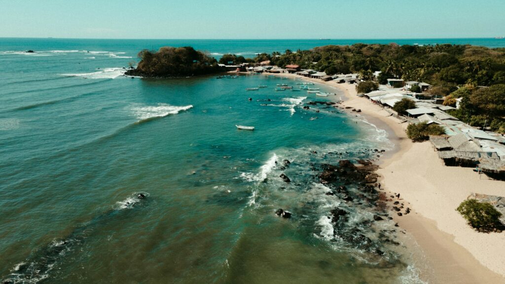 A beach in El Salvador