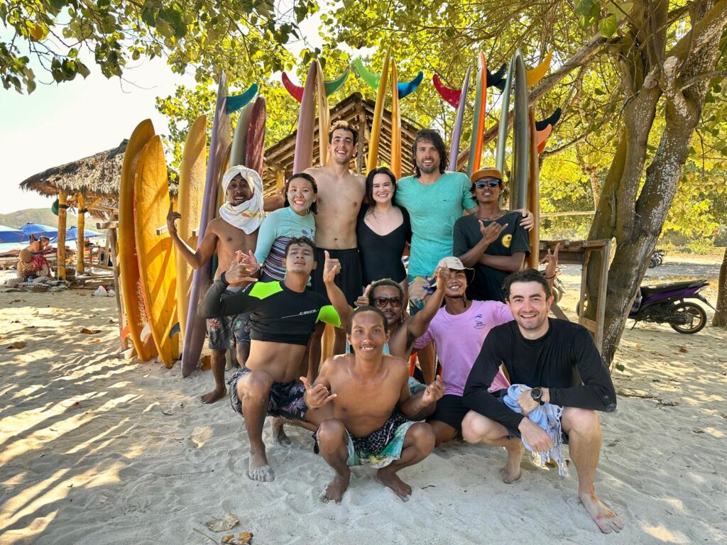 A picture of the DHM Surf Camp crew!