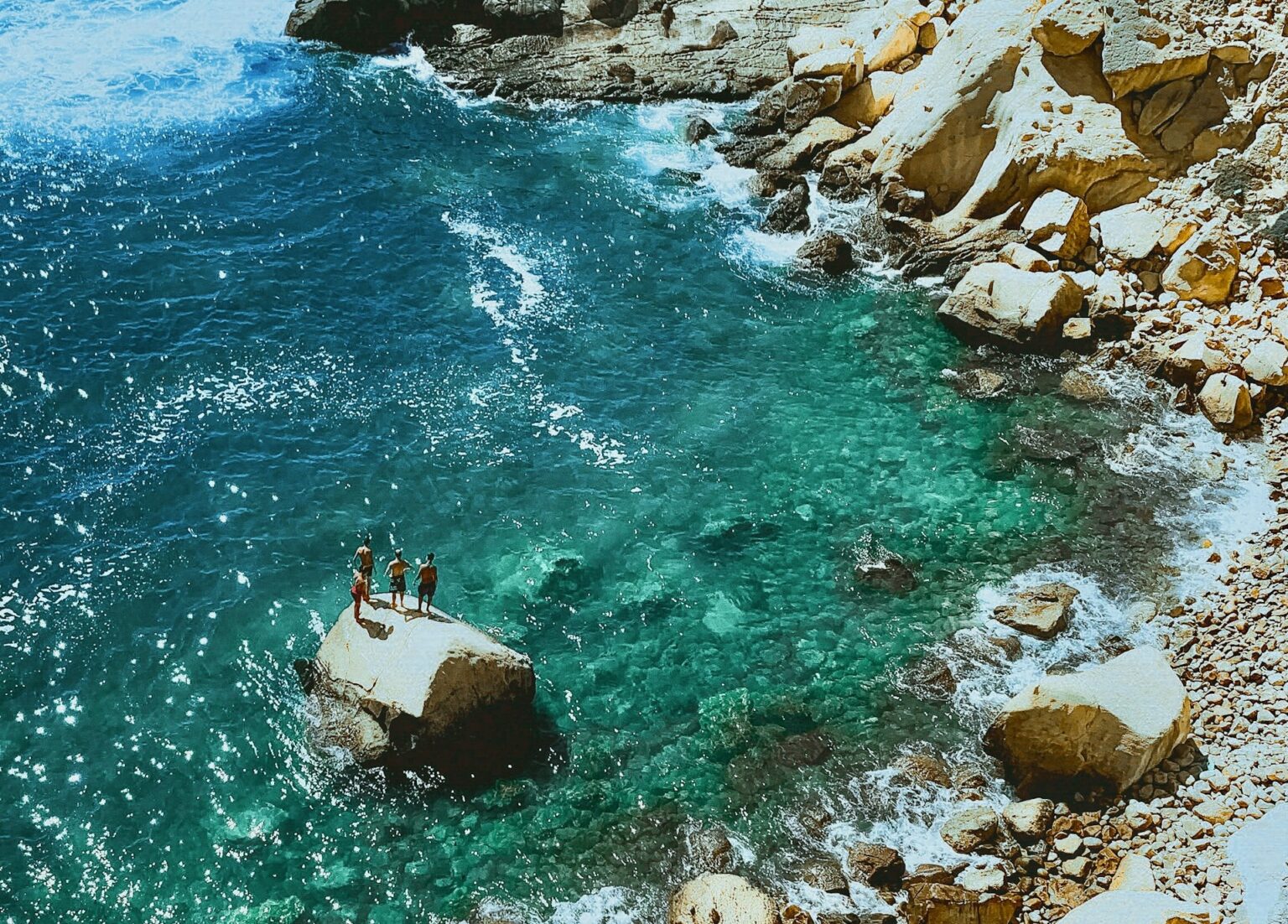 Although rocky, the coastline of Asilah is quite beautiful.