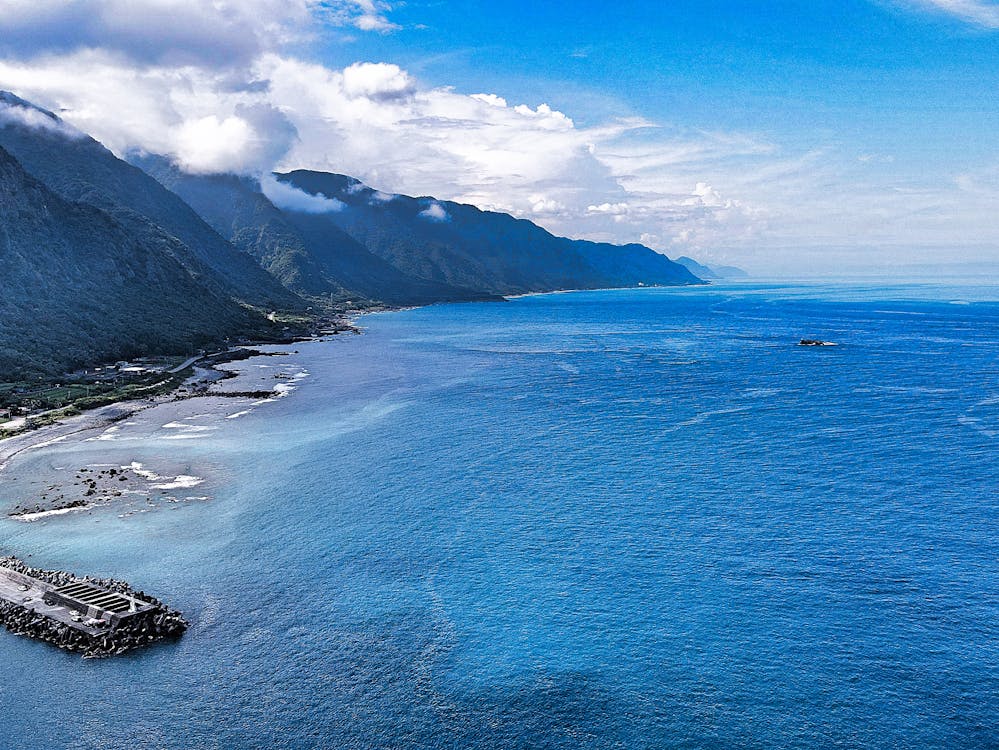 View of the coastline of Taiwan