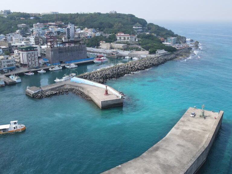 Photo of a harbor in Taiwan