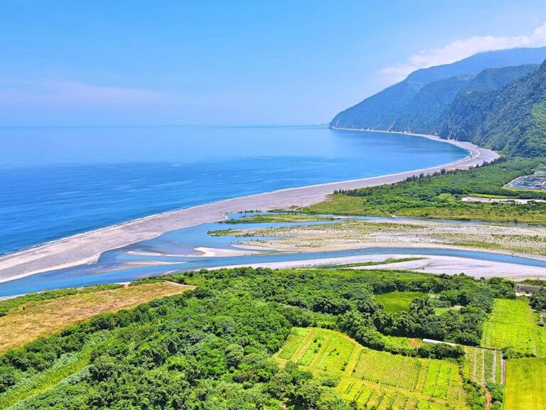 Photo of the coastline of Taiwan