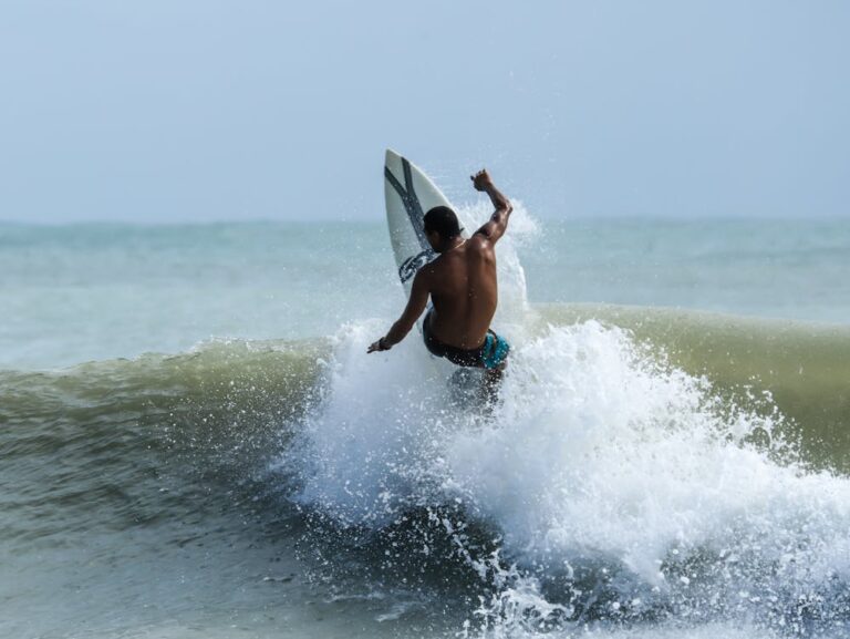 Surfer Ripping a wave