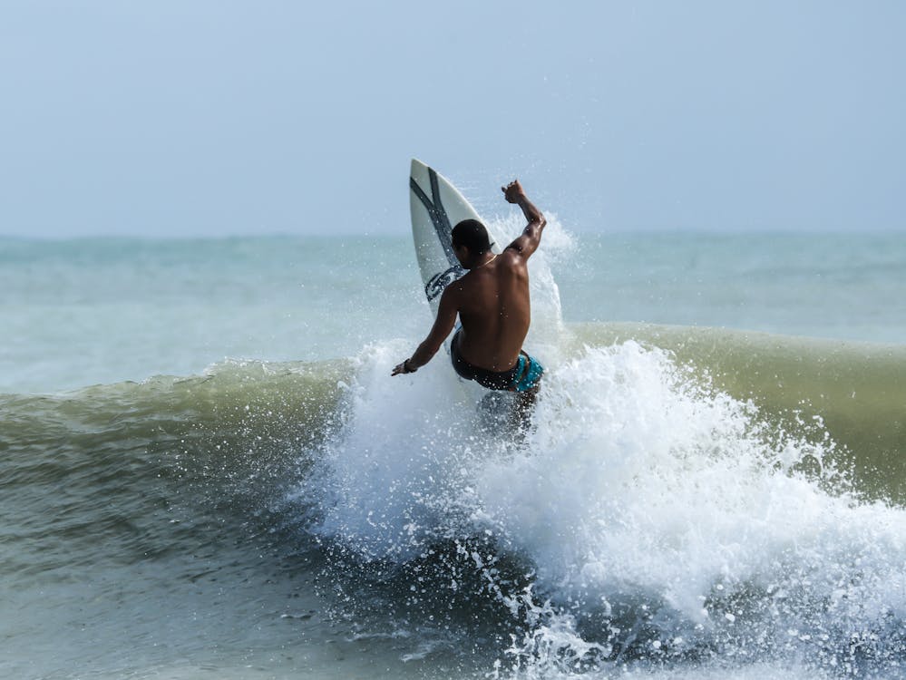 Surfer Ripping a wave