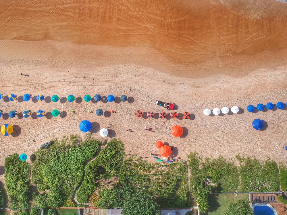 View of Geriba beach from above