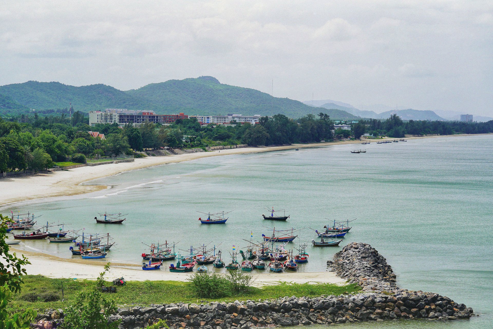 Some of the calm water in Hua Hin.