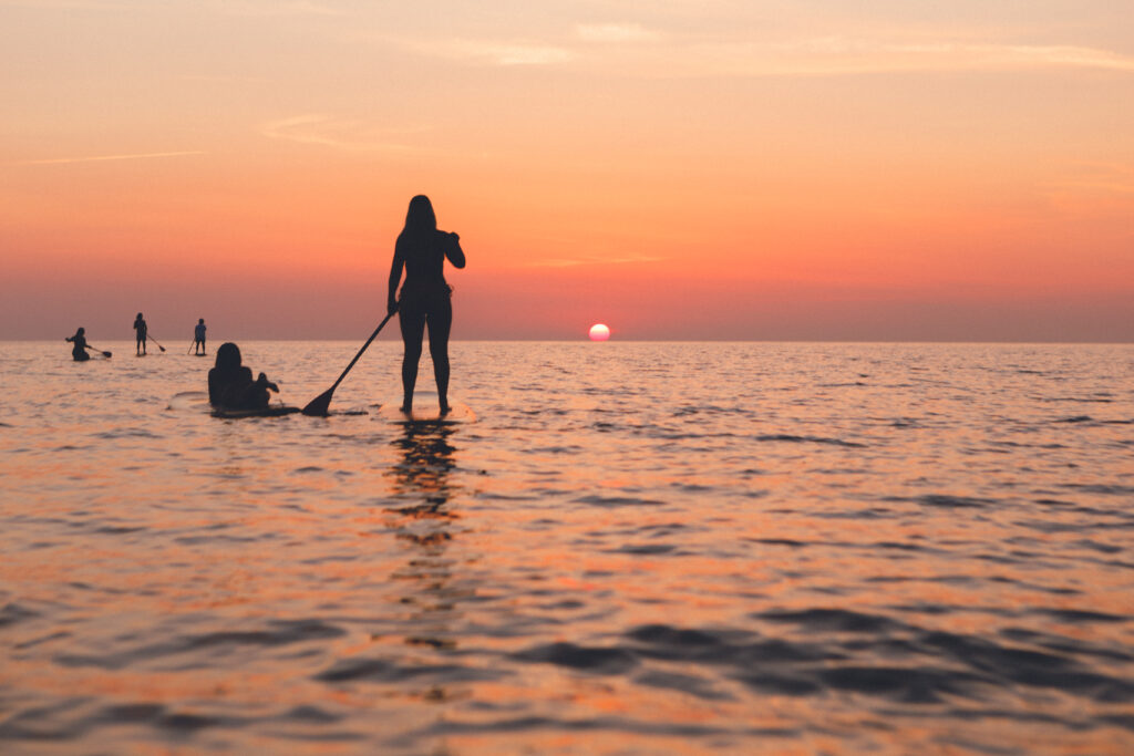 The worst case scenario in Gotland, is you only manage to have a beautiful SUP session paddling across the water. Photo by Surflogiet.