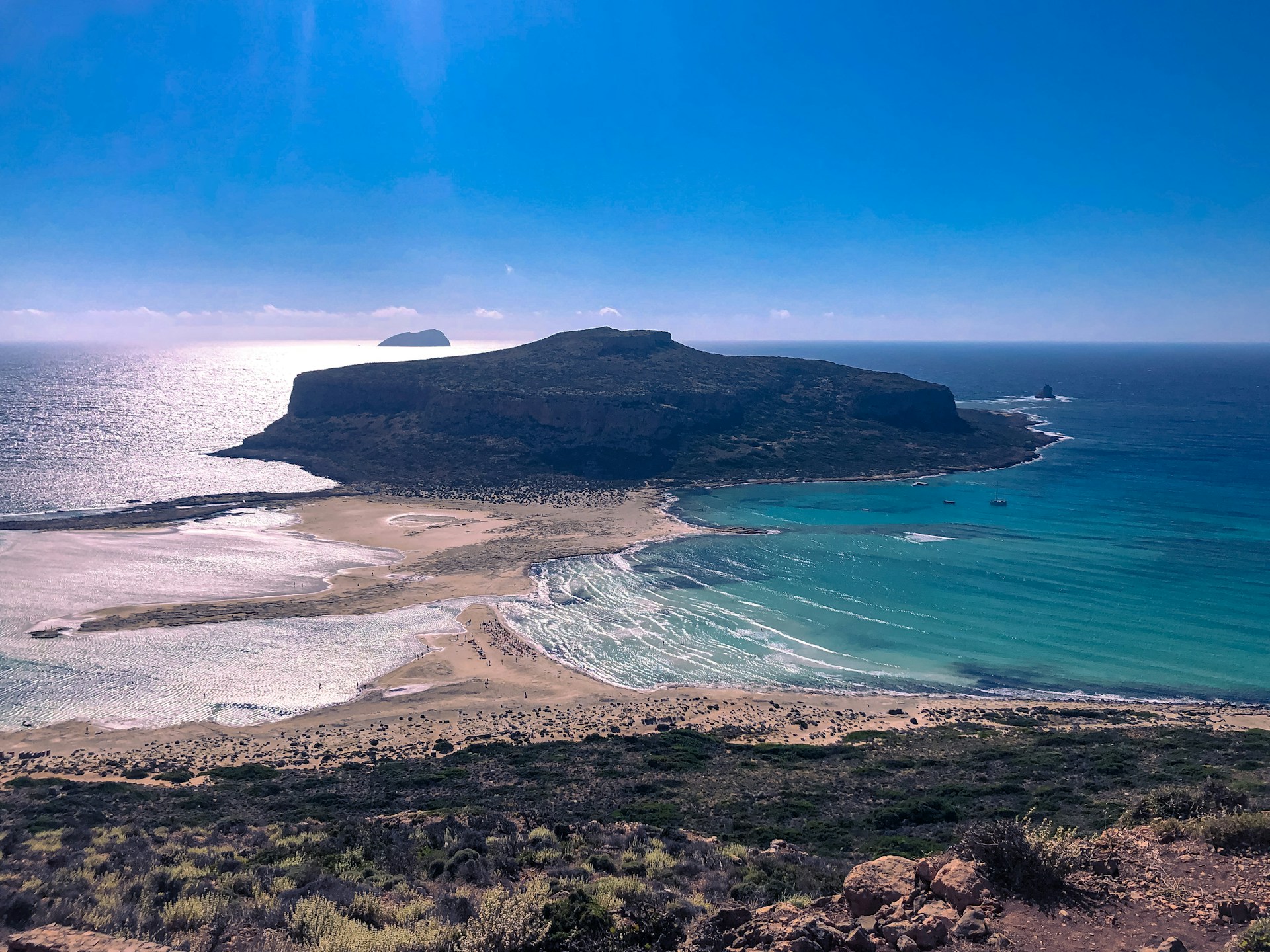 Famous Belos Beach near Chania