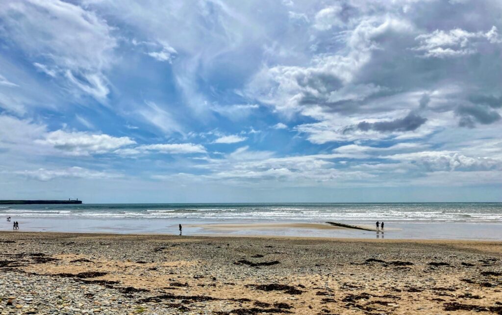 A wide lense view of Tramore and what it has to offer for beauty..and waves.