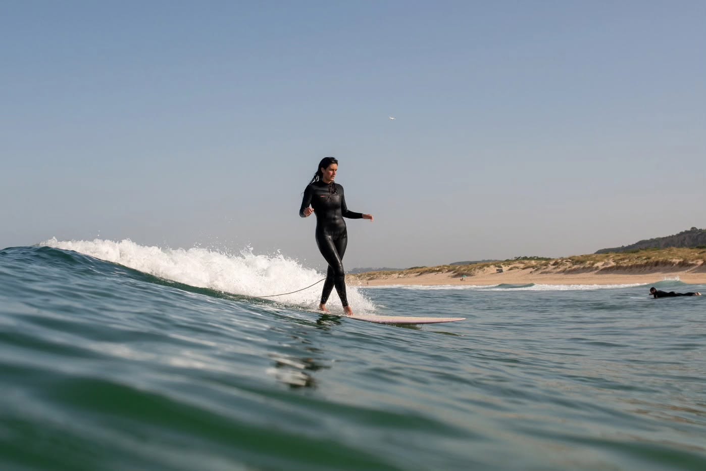 Feel Free Surf School enjoying some waves in the local area. Photo by Feel Free Surf School.