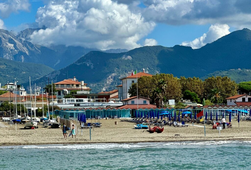 Forte dei Marmi offers surfers and people alike to enjoy the culture of Italian while catching a session while the waves are good.