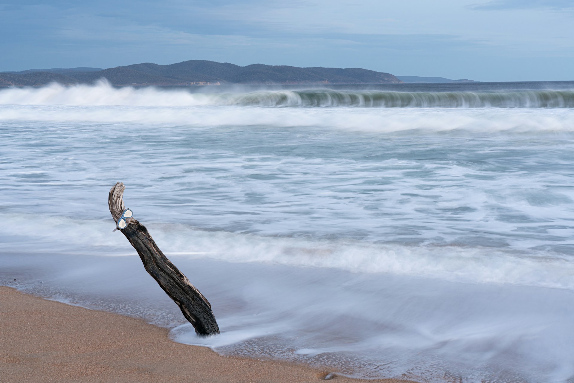 Some waves breaking on Clifton Beach.