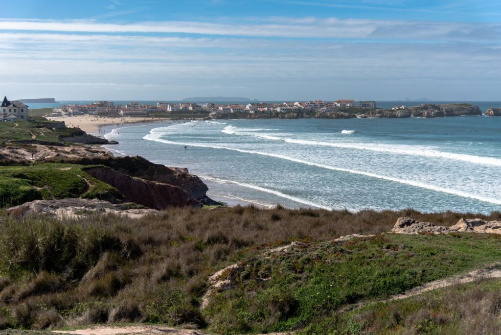 A shot from Baleal that looks over the beachfront area of Ferrel.