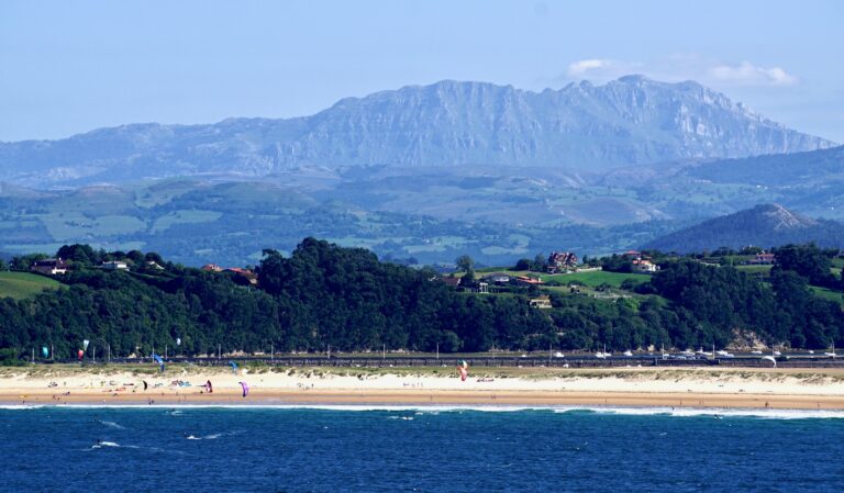 Some of the beautiful backdrop in Somo and Loredo, Spain.