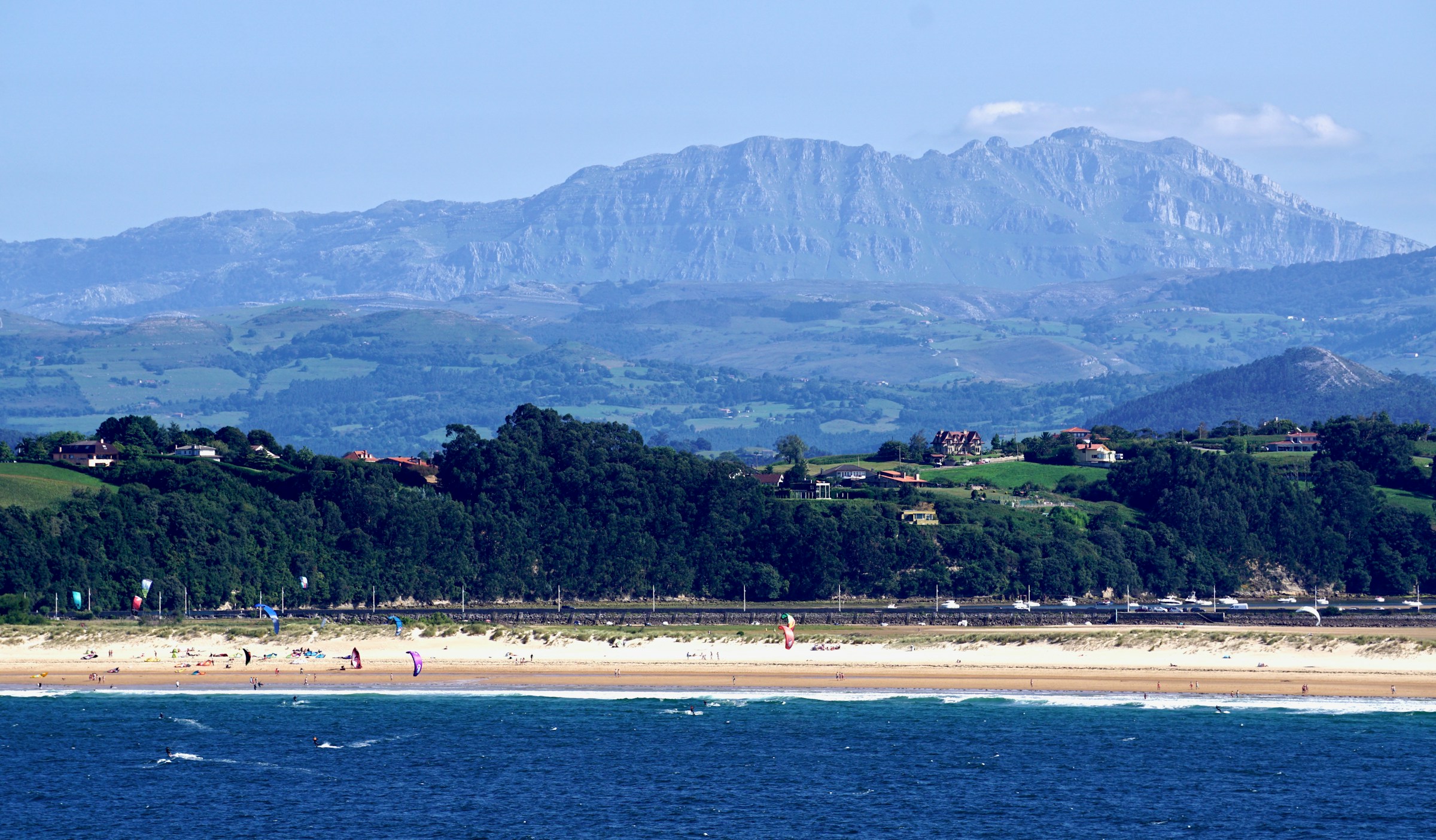 Some of the beautiful backdrop in Somo and Loredo, Spain.