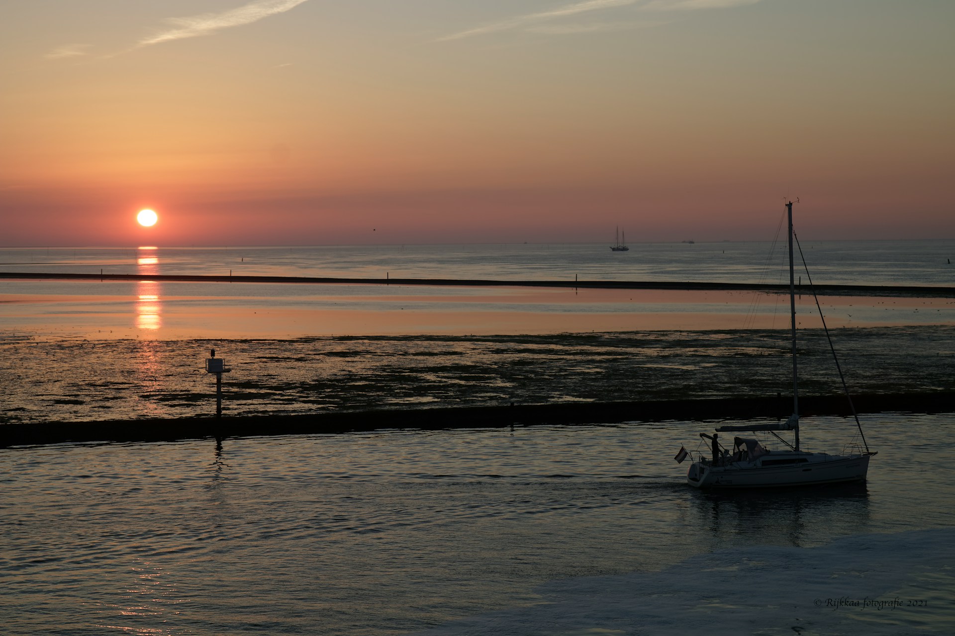 Check out Terschelling in this beautiful sunset setting.