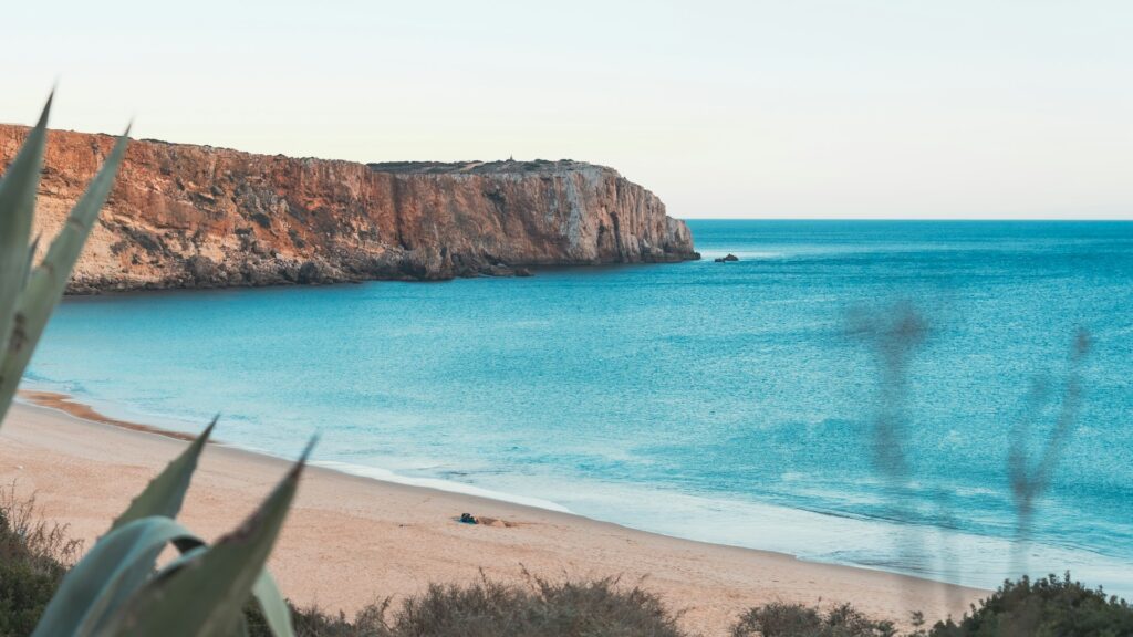 Some of the beautiful waters of the Sagres area at a un-nammed beach.