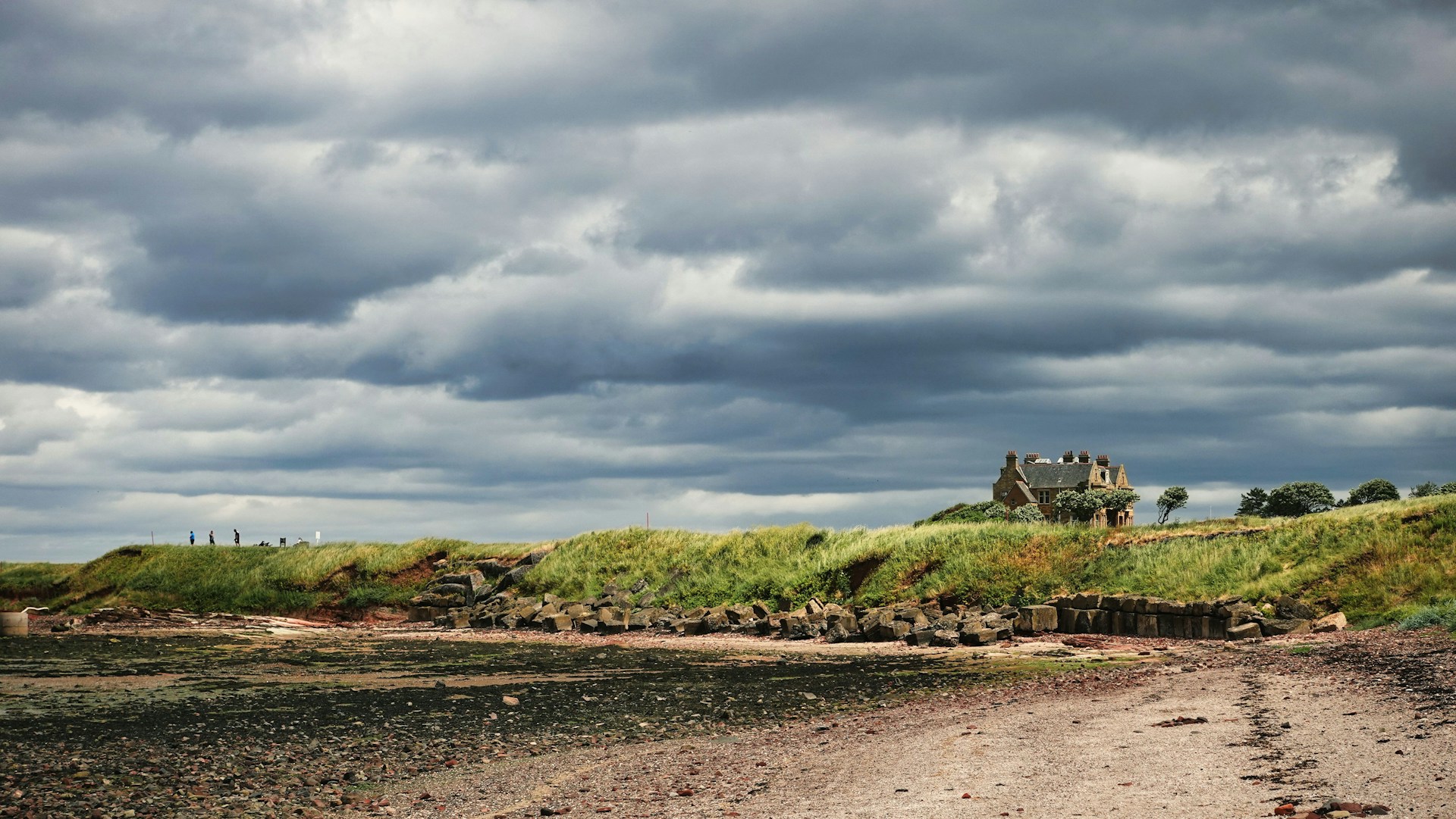 Views all around from a nearby Belhaven beach.