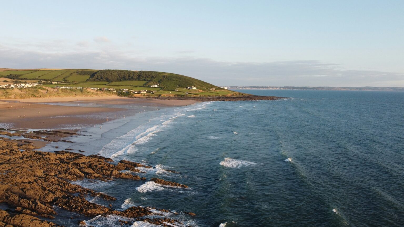 A good shot showing off the local Croyde Bay.